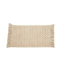 Dywanik łazienkowy z frędzlami Luna 60x120, off white - Nordal