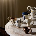 Kubek ceramiczny z dużym uchem Lira Atelier Forma 300 ml - Nordal
