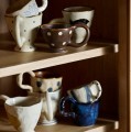 Kubek ceramiczny z dużym uchem Fava Atelier Forma 250 ml - Nordal