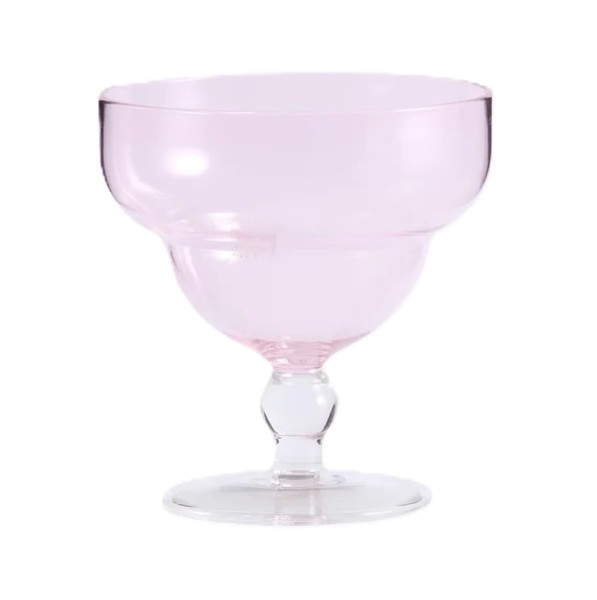 Kieliszki do koktajli Crocus różowe 250 ml, 6 szt - Nordal