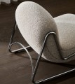 Fotel tapicerowany Boho, Zero - NORR11