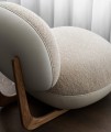 Fotel wypoczynkowy do salonu Cooper Wood, Giada - NORR11