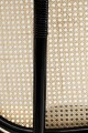 Fotel ratan czarny Nomad bambus Black skóra Black NORR11
