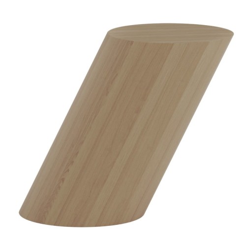 Stolik pomocniczy do kanapy Tilt, fornir dębowy, Natural - NORR11