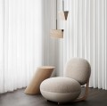 Designerska lampa wisząca z trawertynu Gallery - NORR11