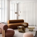 Designerska lampa wisząca z trawertynu Gallery - NORR11
