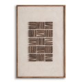 Minimalistyczny obraz z drewnianym dekorem Lashe 82x122 - Vical