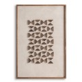 Minimalistyczny obraz z drewnianym dekorem Akrin 82x122 - Vical
