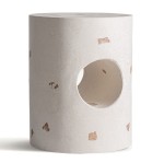 Stolik lastryko Baum Ø40, off-white - Vical