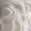 Rzeźba twarz z białej żywicy Maya, 57 cm - Vical