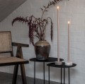 Długa świeca stożkowa 75 na baterie z ruchomym płomieniem LED, beżowa - Uyuni