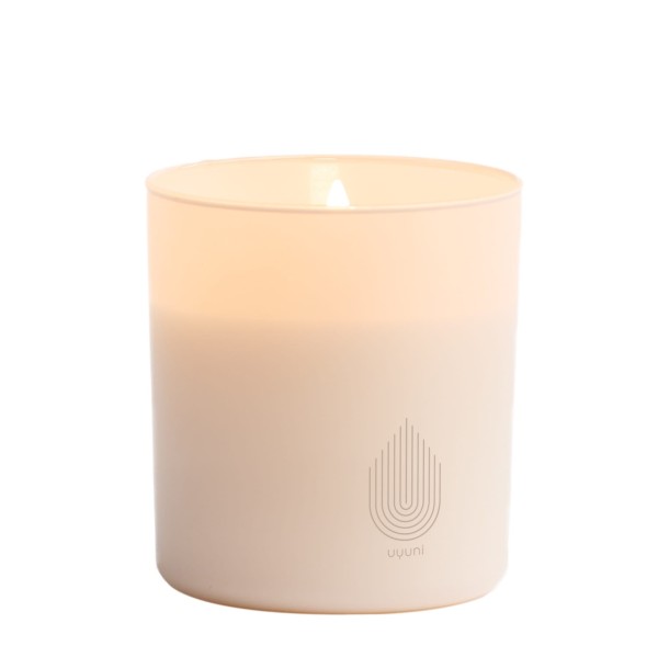 Świeca w szkle na baterie LED z ruchomym płomieniem 9x10, Vanilla - Uyuni