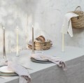 Minimalistyczny świecznik na pojedynczą świecę stożkową Light biały, 2pak - Uyuni