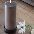 Minimalistyczny świecznik na świecę walec Light Maxi, czarny - Uyuni