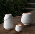 Ceramiczna latarnia z porcelany 20x20 cm - Uyuni
