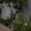 Świeca walec Outdoor zewnętrzna LED z ruchomym płomieniem 8,4x10 cm, biała - Uyuni