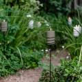 Świeca walec Outdoor zewnętrzna LED z ruchomym płomieniem 8,4x10 cm, Sandstone - Uyuni