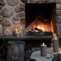 Świeca walec Outdoor zewnętrzna LED z ruchomym płomieniem 8,4x10 cm, Sandstone - Uyuni
