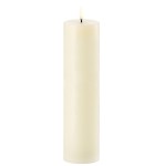 Świeca na baterie z ruchomym płomieniem, walec Led, 5,8x22, Ivory - Uyuni