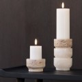 Świeca na baterie z ruchomym płomieniem, walec Led, 5,8x10, Ivory - Uyuni