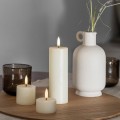 Świeca na baterie z ruchomym płomieniem, walec Led, 5x4,5, Ivory - Uyuni