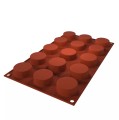 Forma silikonowa do monoporcji z ornamentem rozetowym Mauresque Round - Silikomart