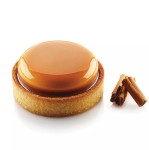 Foremka do mini tart silikonowa z ringami Kit Tarte Ring Round Ø8 cm, zestaw - Silikomart