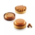Foremka do mini tart silikonowa z ringami Kit Tarte Ring Round Ø8 cm, zestaw - Silikomart