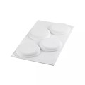 Foremka do mini tart silikonowa z ringami Kit Tarte Ring Round Ø10 cm, zestaw - Silikomart