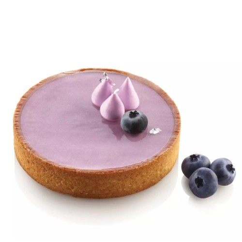 Rant cukierniczy do mini tart Tarte Ring Round Ø10 cm, zestaw - Silikomart