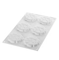 Forma do mini tart silikonowa z ringami Kit Tarte Ring Paradis Ø8 cm, zestaw - Silikomart