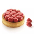 Forma do mini tart silikonowa z ringami Kit Tarte Ring Paradis Ø8 cm, zestaw - Silikomart