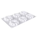 Forma do mini tart 3D Kit Tarte Ring Bloom Ø8 cm, zestaw - Silikomart