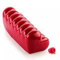 Forma silikonowa do ciasta podłużna w kształcie serca Coeur - Silikomart