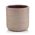 Donica z włókna ceramicznego Ø 37 cm, brązowa - Polnix