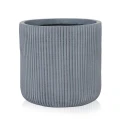 Donica z włókna ceramicznego Ø 37 cm, szara - Polnix