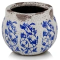 Ceramiczna osłonka z efektem postarzania Ø 15 cm - Polnix
