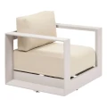 Fotel ogrodowy obrotowy Allure Beige Oatmeal - Hesperide