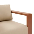 Fotel ogrodowy obrotowy Allure Beige Mahogany - Hesperide
