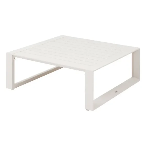Niski stolik ogrodowy Allure 79x79x30 cm, Oatmeal - Hesperide 