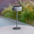 Lampa solarna stołowa Bolty 30 cm z aluminium, grafit - Hesperide