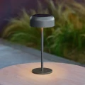 Lampa solarna stołowa Bolty 30 cm z aluminium, grafit - Hesperide