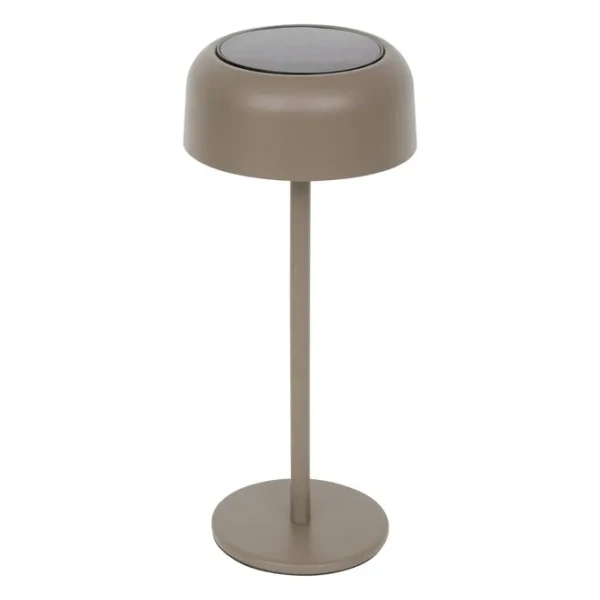 Lampa solarna stołowa Bolty 30 cm z aluminium, Coffee - Hesperide