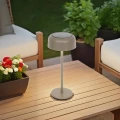 Lampa solarna stołowa Bolty 30 cm z aluminium, Coffee - Hesperide