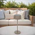 Lampa solarna stołowa Bolty 30 cm z aluminium, Coffee - Hesperide