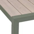 Stół ogrodowy na 6 osób aluminiowy 169,5 x 80 cm Evasion, Laurel green Linen - Hesperide