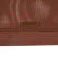 Zestaw mebli ogrodowych Flovia 4-osobowy z aluminium i texaline, Mahogany - Hesperide