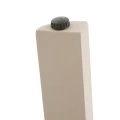 Zestaw mebli ogrodowych Flovia 4-osobowy z aluminium i texaline, Clay - Hesperide