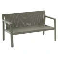 Zestaw mebli ogrodowych Flovia 4-osobowy z aluminium i texaline, Laurel green - Hesperide