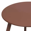 Mały stolik na balkon Saona Ø50, Mahogany - Hesperide